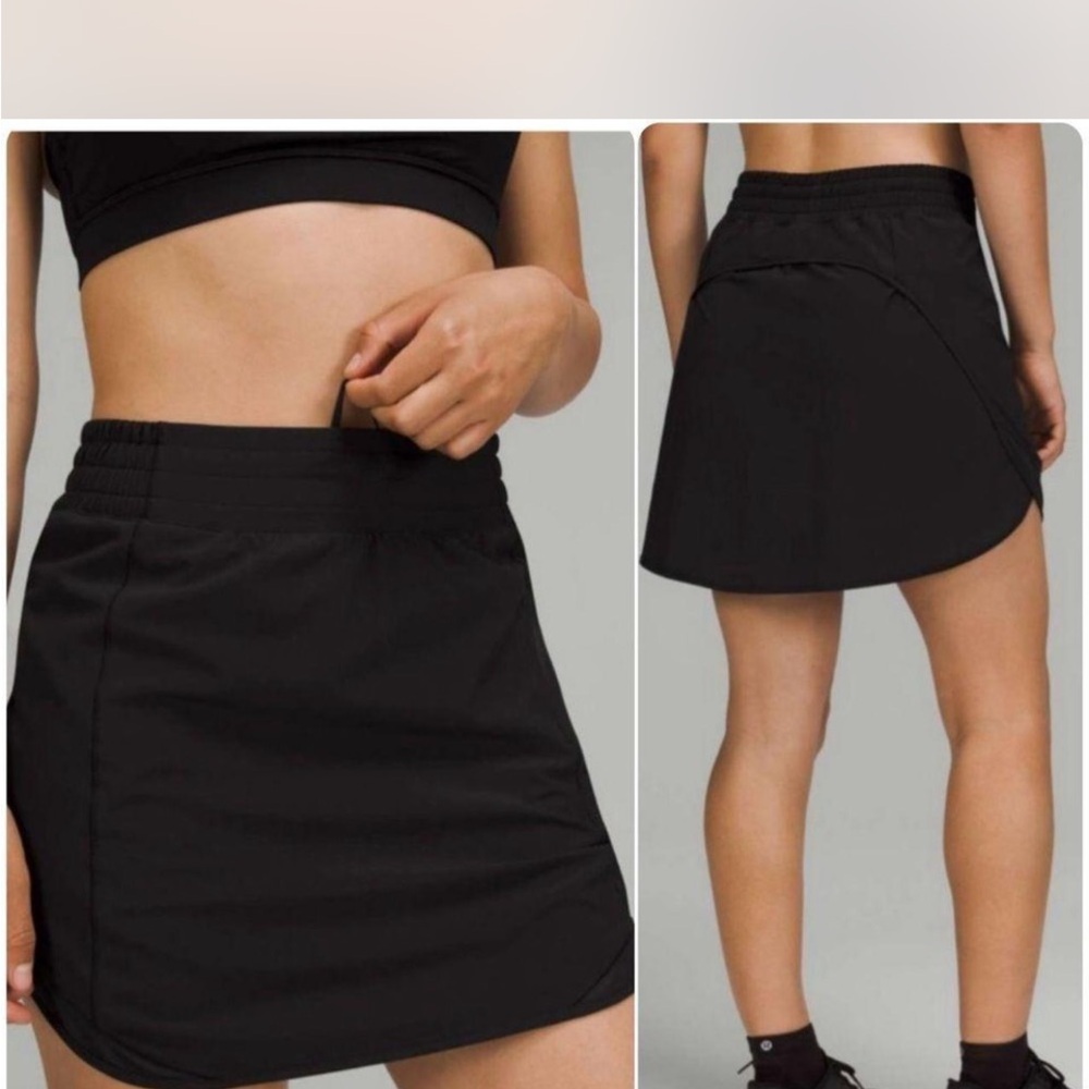 Lululemon Athletica Black Mini Skirt